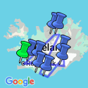 Google Map: Iceland - Fire, Ice Caves & Frozen Waterfalls