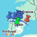 Google Map: Northern Spain & the Pyrenees
