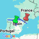 Google Map: Northern Spain & the Pyrenees