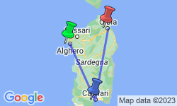 Google Map: Parels van Sardinië