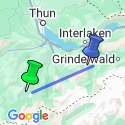 Google Map: Walking the Bernese Highlights West