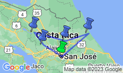 Google Map: Costa Rica Family Wild Adventure