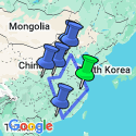 Google Map: Shanghai & The Silk Road