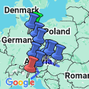 Google Map: Berlin to Venice