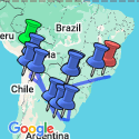 Google Map: Real Bolivia to Brazil
