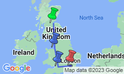 Google Map: Coasts & Countrysides of England