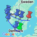 Google Map: Wonders of Scandinavia