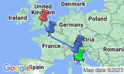 Google Map: European Escape with London
