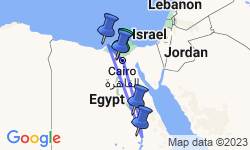 Google Map: Cairo & Alexandria Escape with 3- night Nile cruise