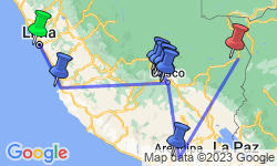 Google Map: A Taste of Peru - Lima to Machu Picchu