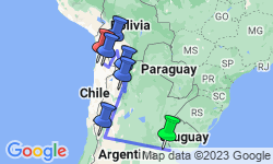 Google Map: Best of Argentina, Bolivia and Chile