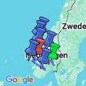 Google Map: Fly drive rondreis Het beste van Noorwegen