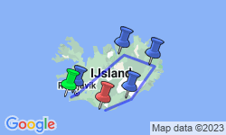 Google Map: Autorondreis IJsland In Een Notendop - vakantiewoningen