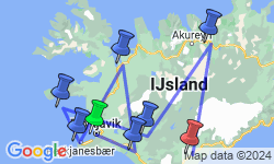 Google Map: Busrondreis IJslands Wildernis