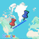 Google Map: 8-daagse Combinatiereis IJsland, Toronto & Niagara Falls, incl. excursies