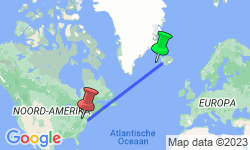 Google Map: Combinatiereis Reykjavik & New York incl. excursies 9 dagen