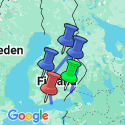 Google Map: Autorondreis Finse bossen en meren