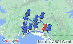 Google Map: Autorondreis Yukon & Alaska incl. wildernis tours