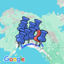 Google Map: Autorondreis Yukon & Alaska incl. wildernis tours