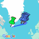 Google Map: Autorondreis Ontdek IJsland & Zuid Groenland - vakantiewoningen & hotel