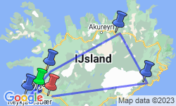 Google Map: Autorondreis Prachtig IJsland - hotels
