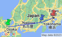 Google Map: Japan: Kyoto, Tokyo & the Michinoku Coastal Trail