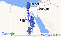 Google Map: Egypt: Pyramids, Temples & the Nile