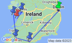 Google Map: Ireland Family Journey: Castles, Folklore & Gaelic Traditions