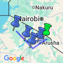 Google Map: Best of Tanzania