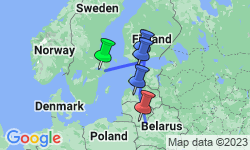 Google Map: Northern Capitals & Baltic Explorer