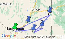 Google Map: Beyond the Grand Canyon: Treks of the West - Camping Edition