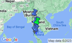 Google Map: Classic Thailand & Island Hopping - East Coast