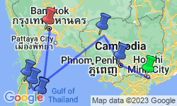 Google Map: Cambodia & The Thai Islands – East Coast
