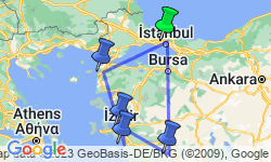 Google Map: Seven Churches of Asia Minor