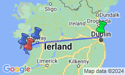 Google Map: 5-Daagse reis Galway & de Aran Islands