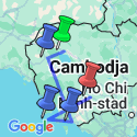 Google Map: 17-daagse rondreis Cambodja Compleet