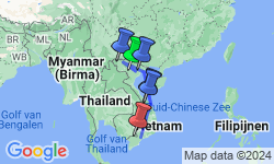 Google Map: 21-daagse Hot Deal Vietnam Highlights & Beach