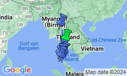 Google Map: 18-daagse Hot Deal Thailand Highlights & Beach