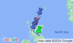 Google Map: North Scotland, Loch Ness & Orkney
