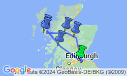 Google Map: Scottish Highlands From Edinburgh