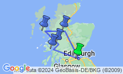 Google Map: Wild Scotland Express