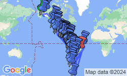 Google Map: Temporarily Removed - Alaska To Brazil Overland Adventure Tour
