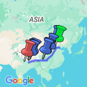 Google Map: China, Tibet & Nepal Overland Expedition