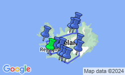 Google Map: Iceland Overland Group Tour