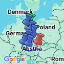 Google Map: Epic Europe : Berlin to Vienna (4 Star Hotels)