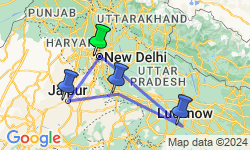 Google Map: India's Gouden Driehoek