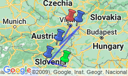 Google Map: Christmas Markets of Croatia Slovenia and Austria