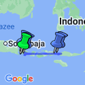 Google Map: Single Rondreis Indonesië: Bali & Komodo (2 Weken)