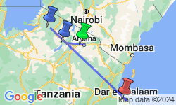 Google Map: Tanzania: Chimp Trekking & Serengeti Safari