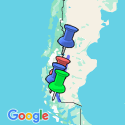 Google Map: Patagonia: Torres del Paine & Los Glaciares National Park